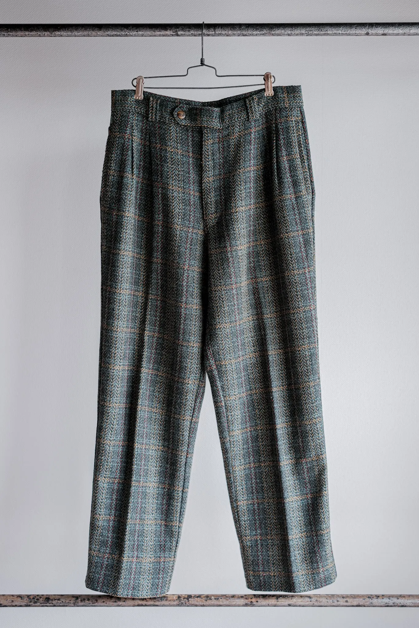[~ 90's] Italian vintage 2 Tuck Myd Mlean Wool pantalons.50