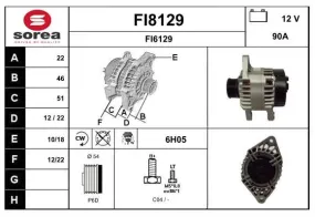 Alternateur SNRA FI8129 