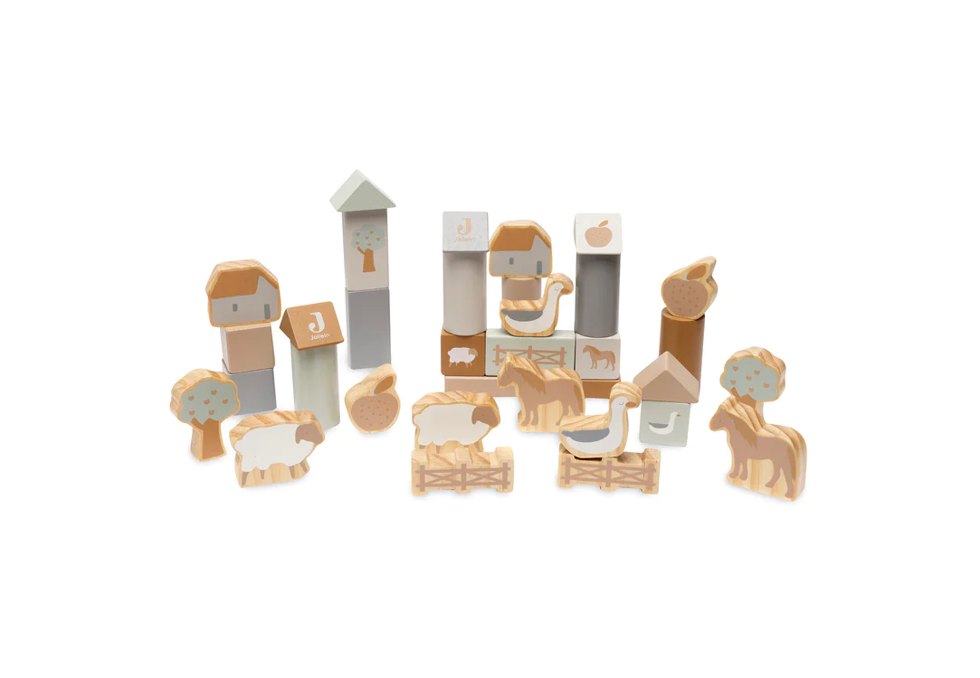Baril de cubes en bois FSC l Farm 