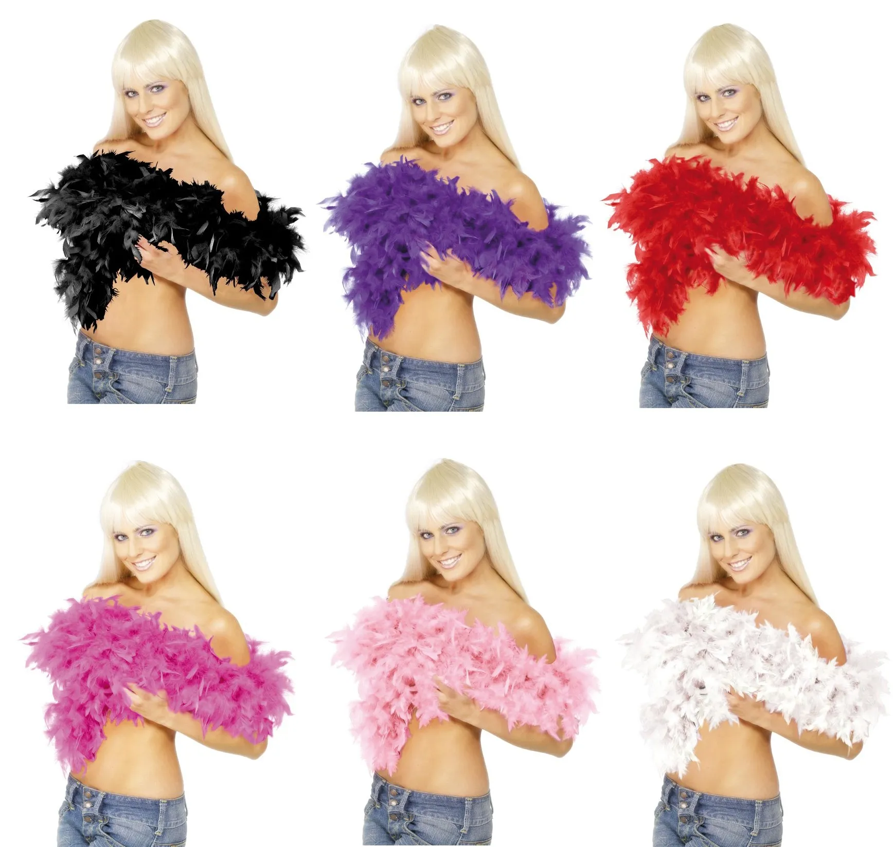 Boa plumes 180 cm luxe 