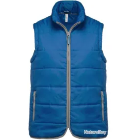 Bodywarmer Blue LightRoyal matelassé-KARIBAN TAILLE M K611607