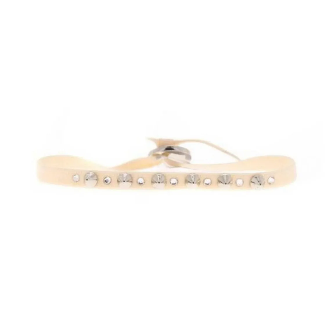 Bracelet Les Interchangeables A40130 - Bracelet Tissu Rose Cristaux Swarovski Les Interchangeables | 3 Suisses