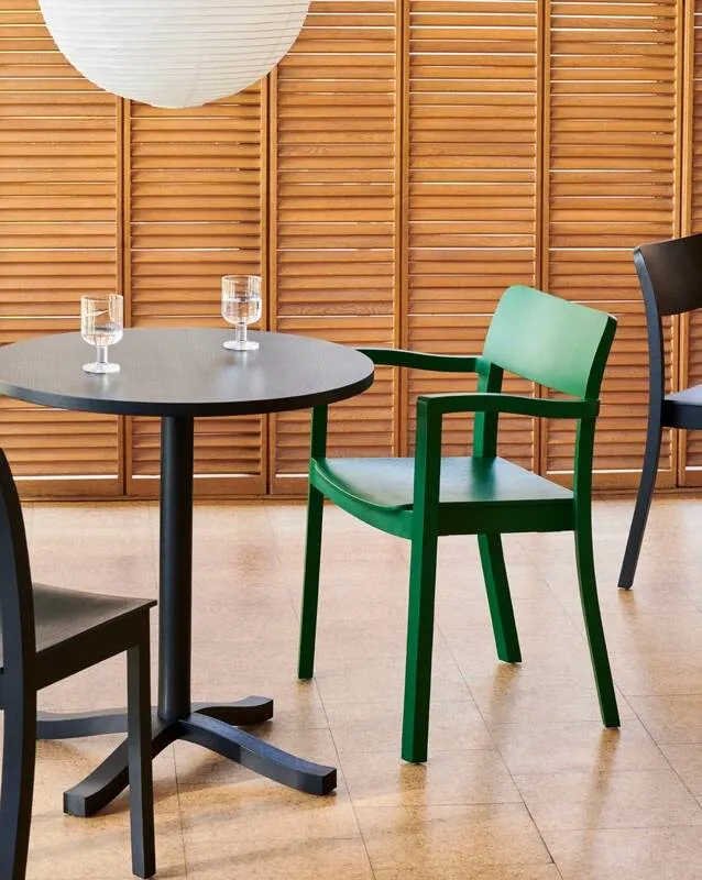 Chaise     PASTIS avec accoudoirs Bleu           HAY