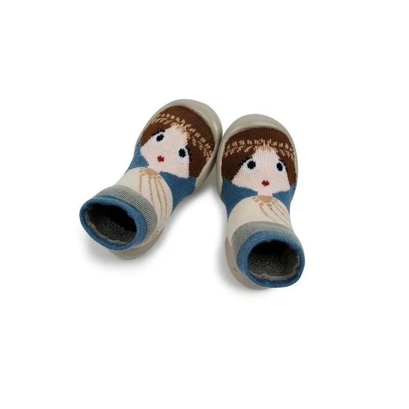 Chaussons - Agrippine - COLLEGIEN - Perlin Paon Paon