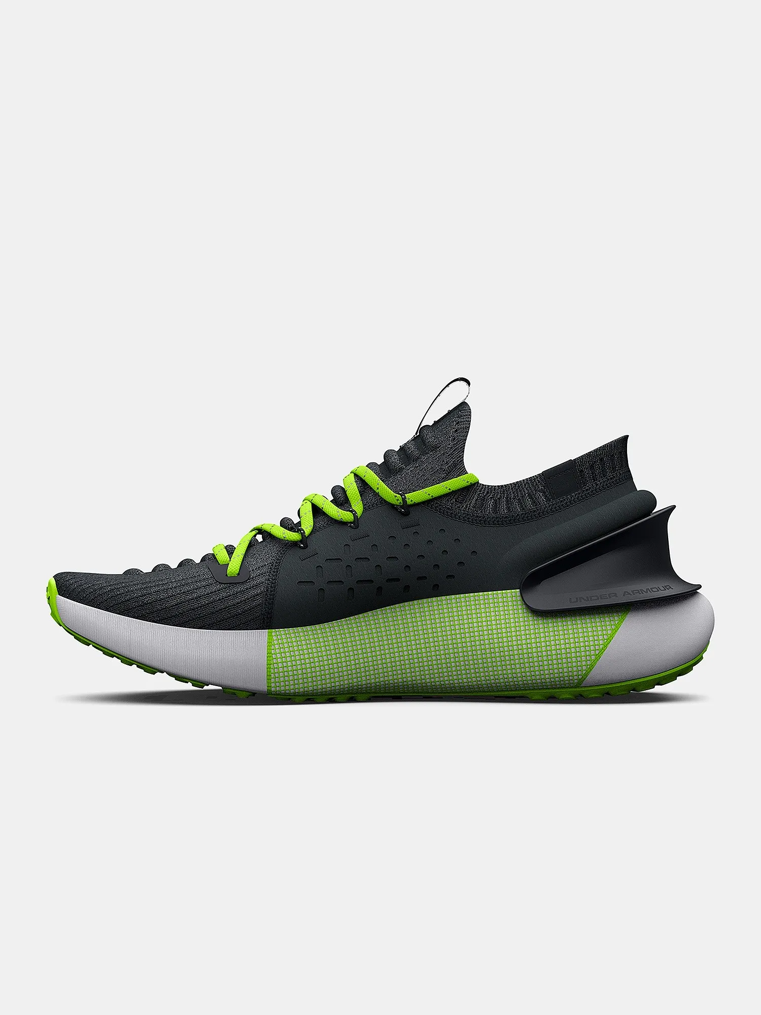 chaussures Under Armour Hovr Phantom 3 Reflect - Black/Lime Surge - men´s