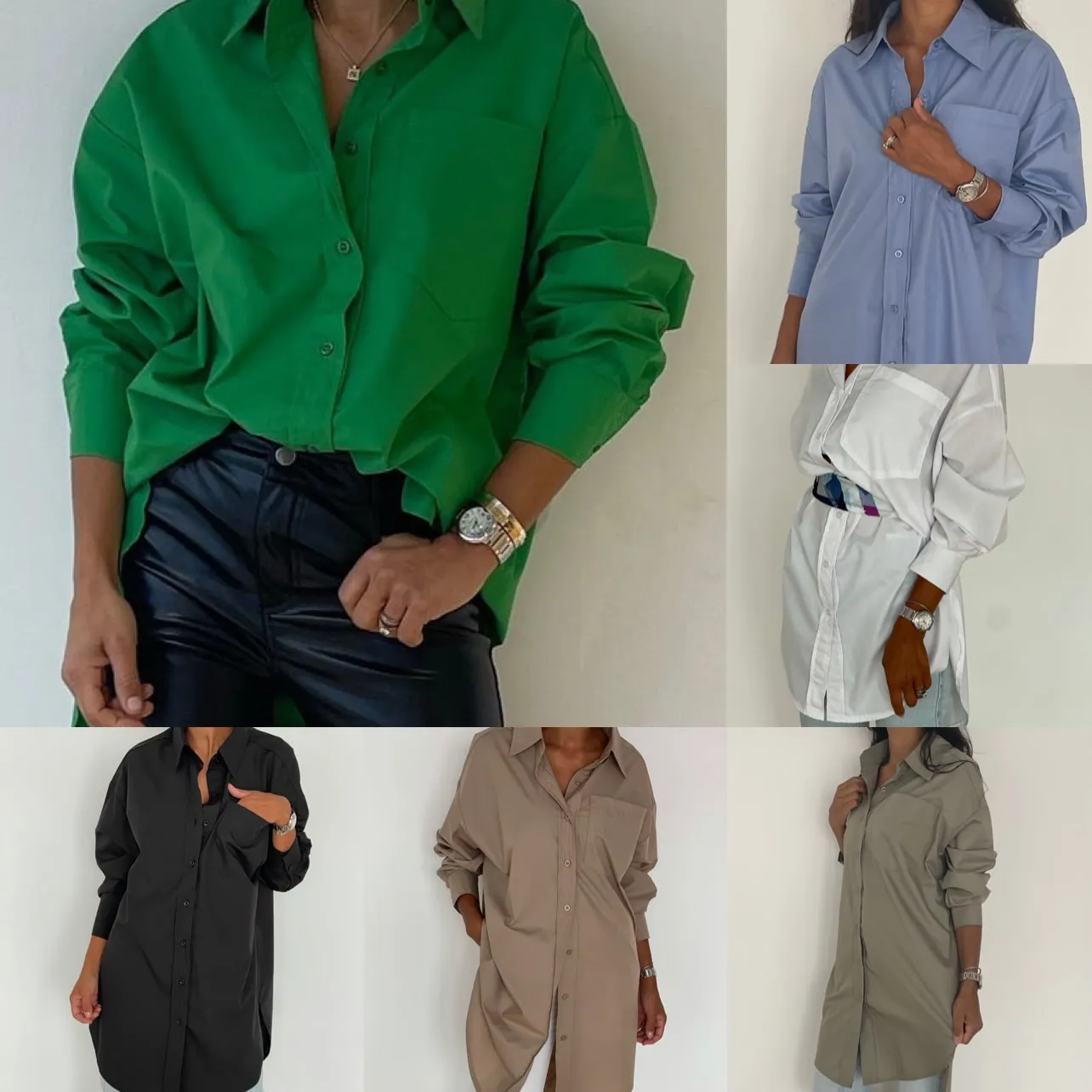 Chemises Oversize Femme en Coton | KataParis