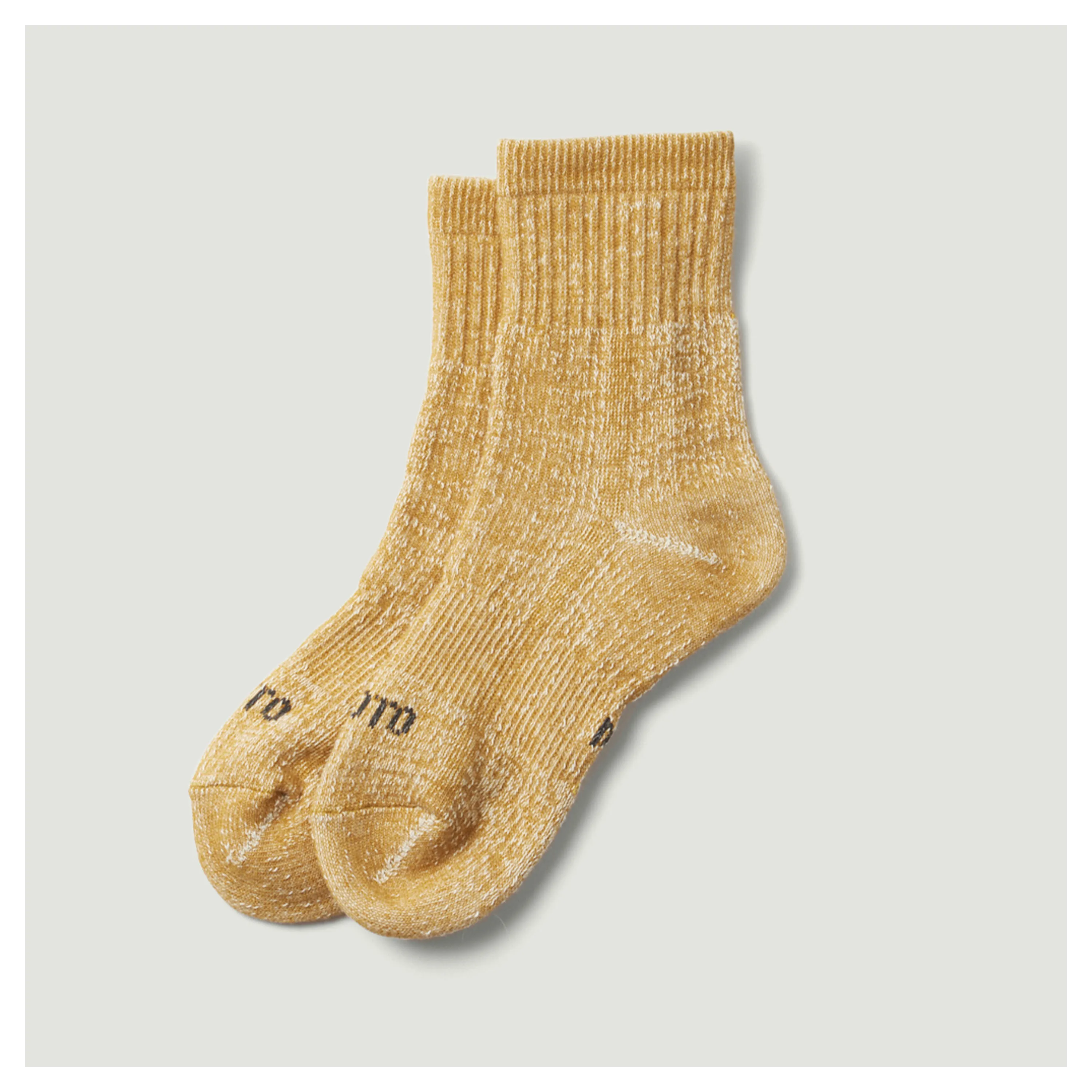 Double Face Mid Socks Yellow