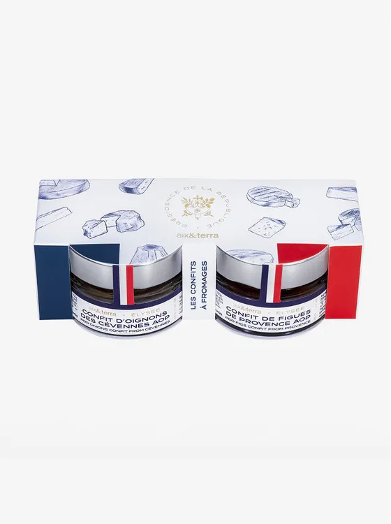 Duo "Confits à fromages" - Élysée x Aix&Terra (2x40g.)