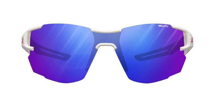 Lunettes JULBO AEROLITE  Blanc / Bleu  - REACTIV 1-3 High Contrast