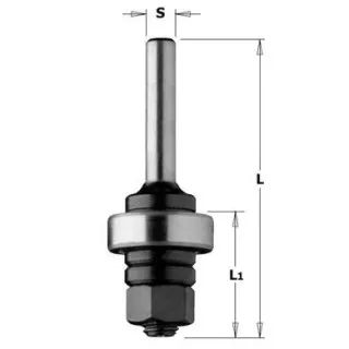 Mandrin porte-fraise - CMT 92408010 - L 61 mm - Q8 - avec roulement