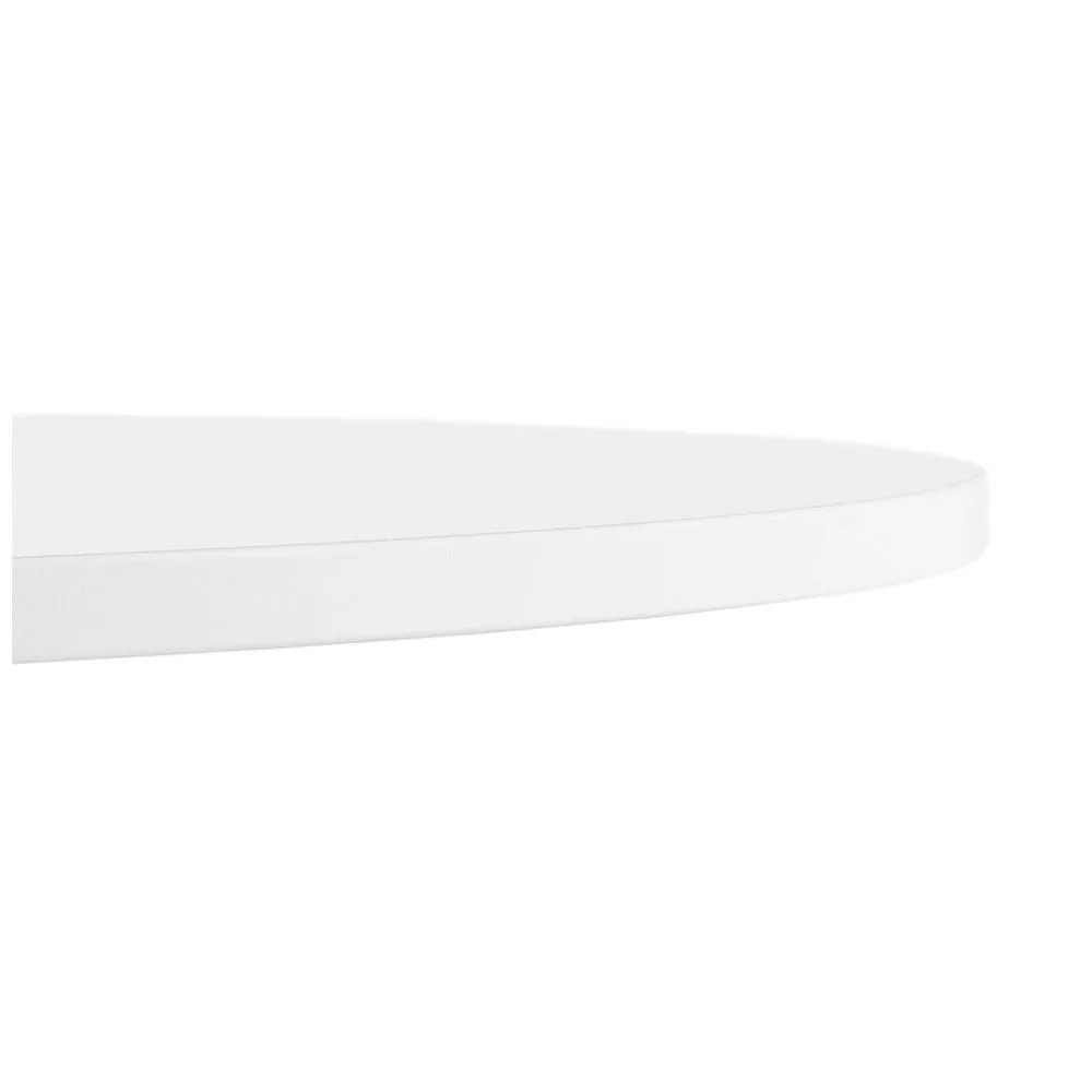 Mange-debout / table haute 'caracas' blanche ø90cm