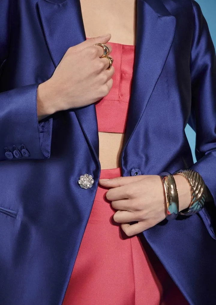 Manteaux & Vestes TARA JARMON Femme | Veste Vibrer bleue