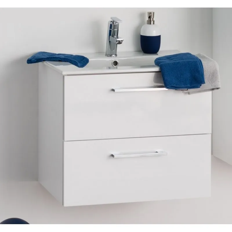Meuble de salle de bain Banio-Dago Blanc - 50x59x45,6 cm
