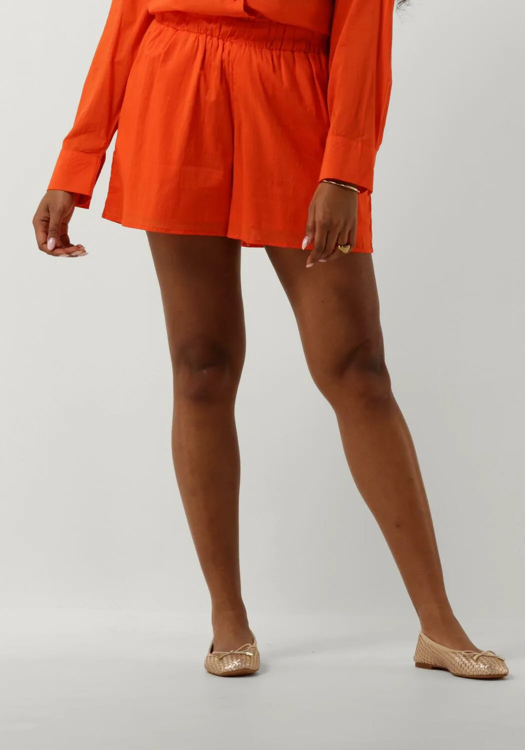 notre-v pantalon court nv-dava short corail