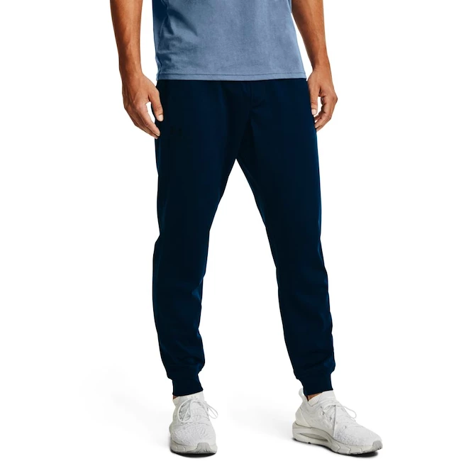 Pantalons de survêtement pour homme Under Armour  SPORTSTYLE TRICOT JOGGER Dark Blue
