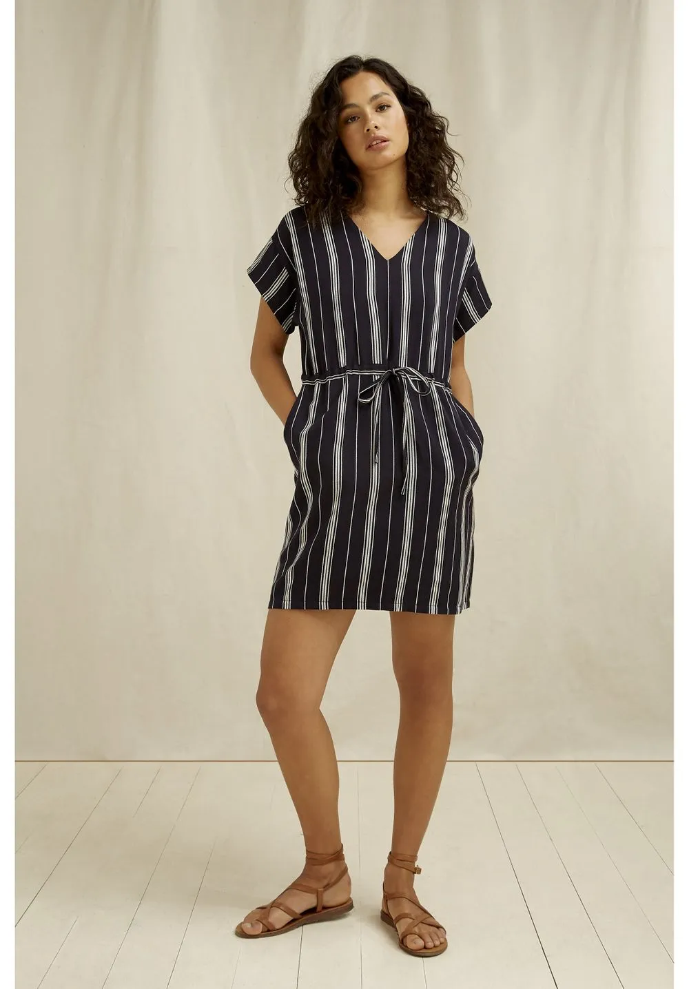 People Tree - Tess Stripe Dress - Robe en Toile à Rayure