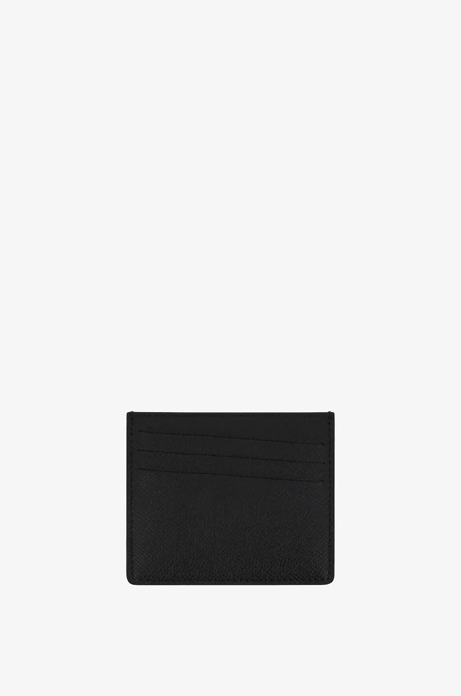 Porte-cartes en cuir lisse et grainé Four Stitches