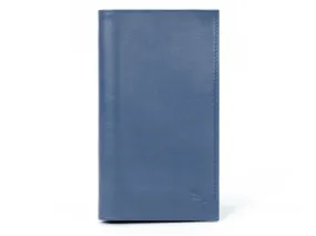 Porte-chéquier en cuir - bleu de prusse - 135
