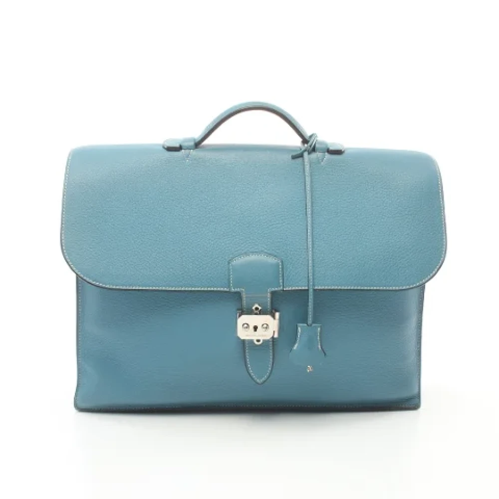 Pre-owned Cuir sacs-main