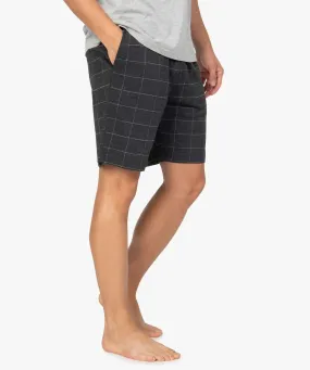 short de pyjama en jersey a taille elastique homme gris
